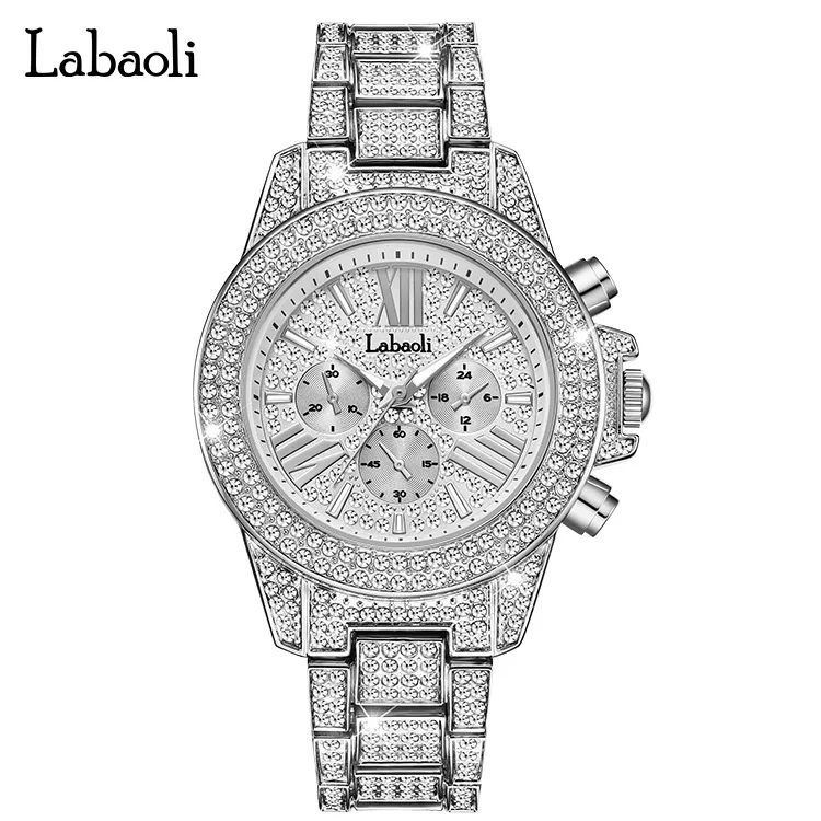Women's Watch Fashion Frosted Belt Color Foundation Diamond Watch Plate Stone Elite Women's Watch Gift For Wife Montre Femme