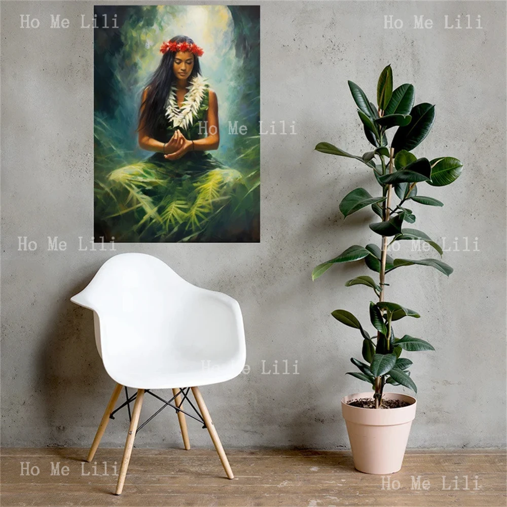 Лака в ее лесу заповедник богиня хулы рождаемость любовь эссенция Гавайских