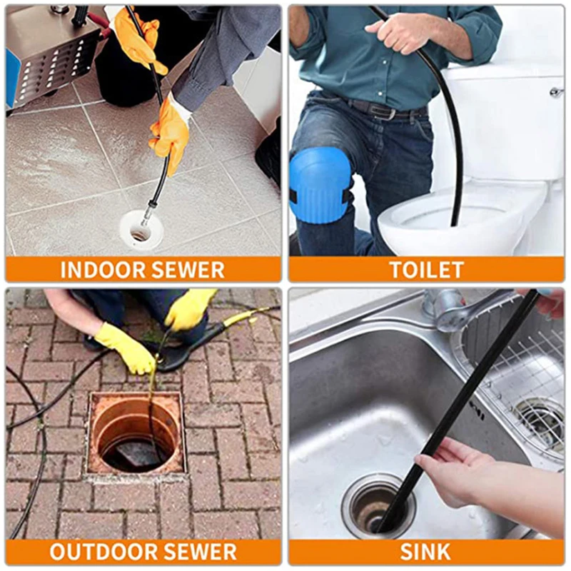 Шланг для очистки канализации высокого давления шланг канализационной воды