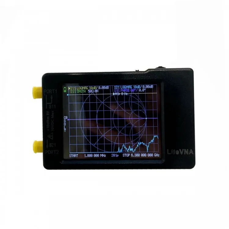 

LiteVNA 2.8"Display 50Khz-6.3Ghz Vector Network Antenna Analyzer For MF HF VHF