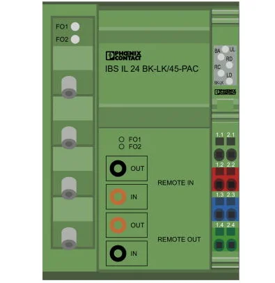 IBS IL24 BK-LK/45-PAC - 2862165 Шинная муфта Phoenix PHOENIX