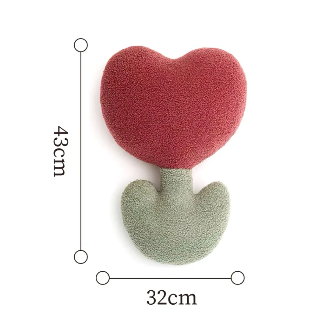 Ins подушка милый Тюльпан Цветок Подушка плюшевый Плюшевый Декоративный Диван