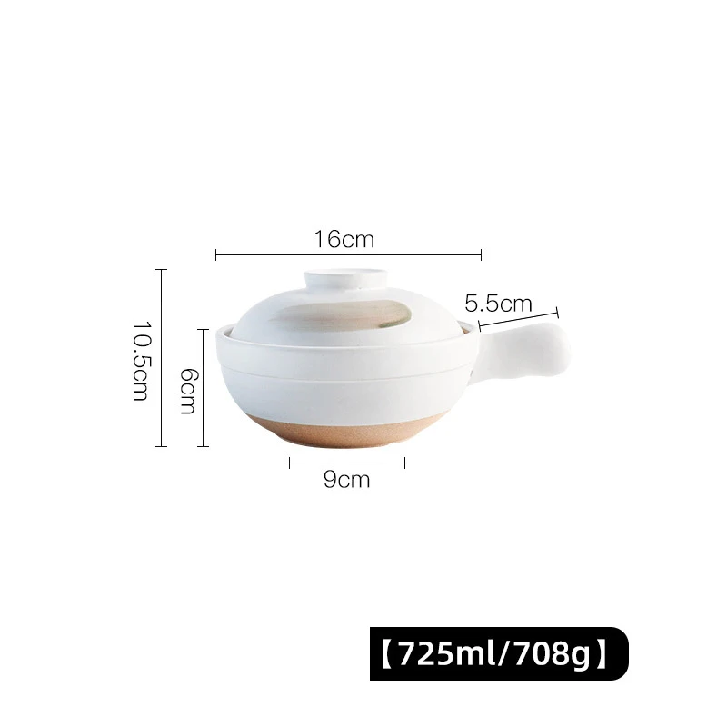 Кастрюля для супа в японском стиле кастрюля с ручкой керамическая устойчивая к