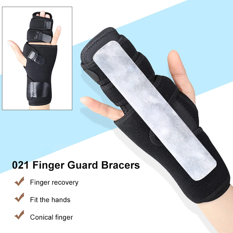 

Finger And Wrist Fixation Multi-functional Finger Fracture Valgus Sprain Fixed Splint Wrist Sprain Guard Adjustable Wrist Strap