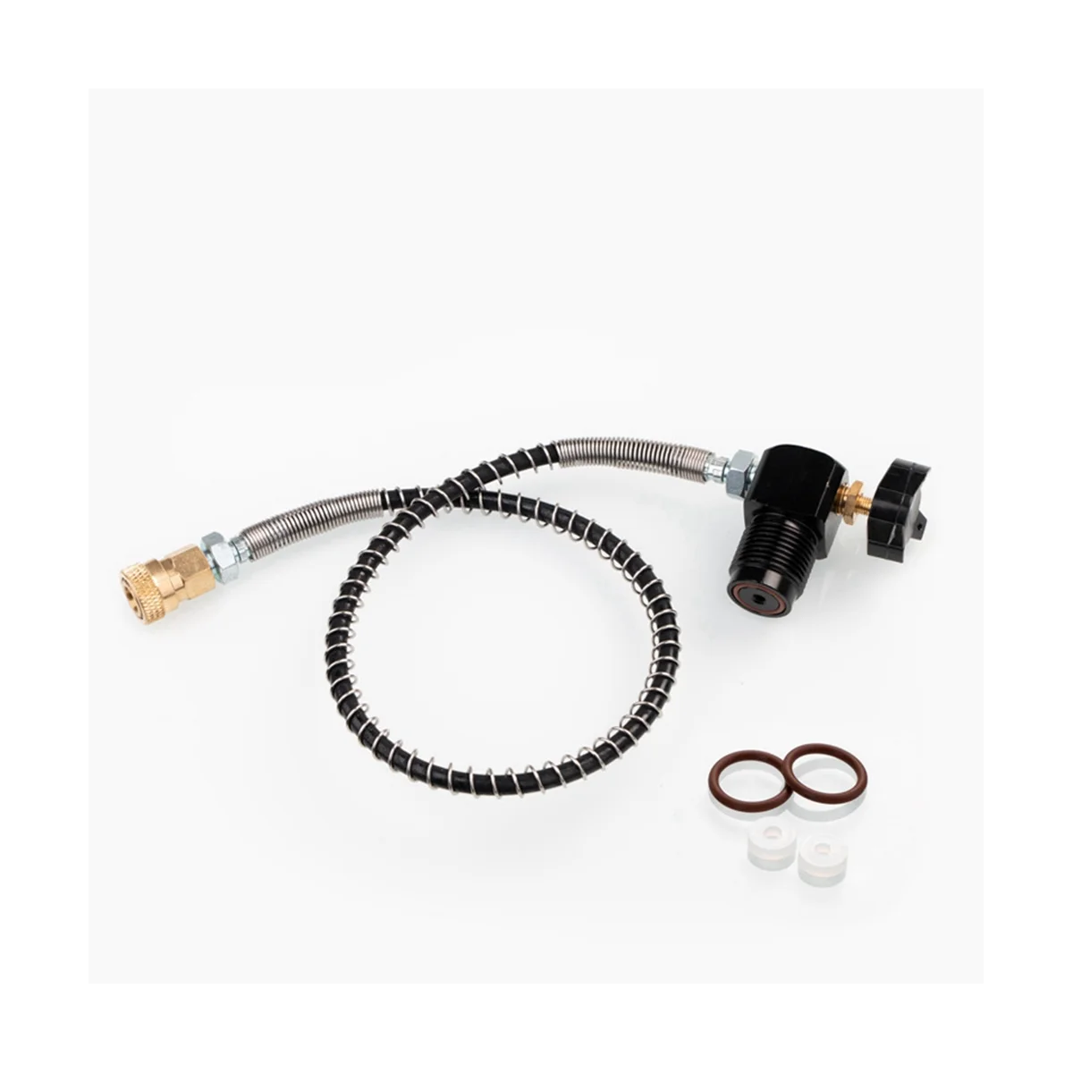 

Full Spring Submersible Pump Tube,High-Pressure Dip Tube Diving Scuba Connect Gas Station for Filling the Adapter24Inch