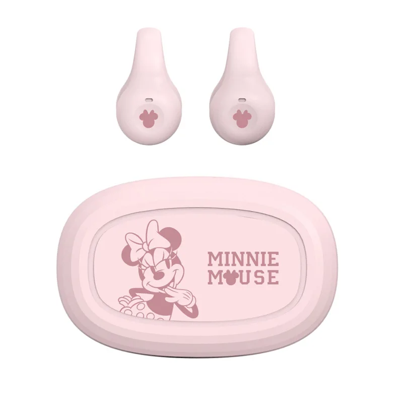 

Disney Bone Conduction Inaudible Bluetooth Headset ENC Noise Reduction High Sound Quality Cute Strawberry Bear Riding Headsets
