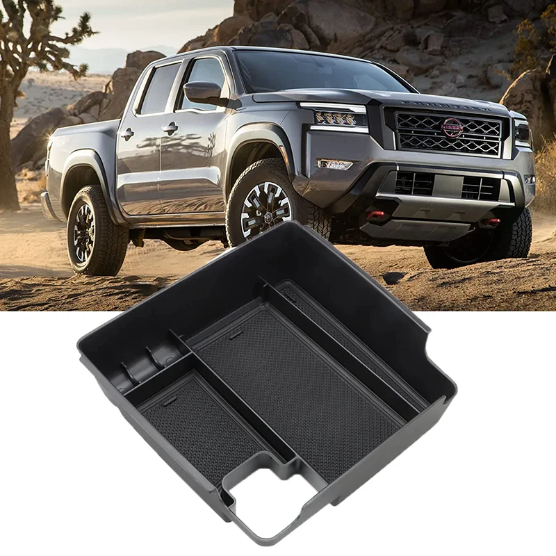 

Car Central Storage Armrest Storage Box for Nissan Frontier 2022 2023 Accessories Glove Tray Holder Case Pallet Container