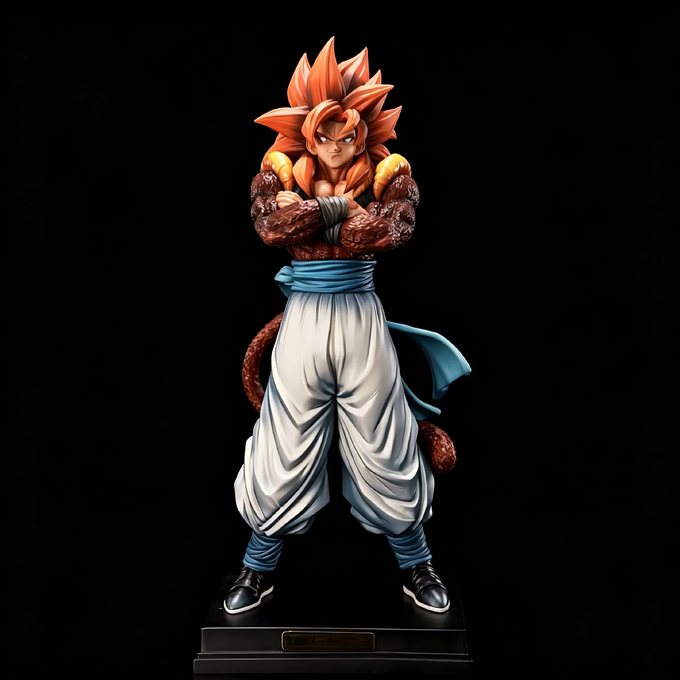 Фото YS Studio Dragon Ball Super Saiyan 4 Гогета с заменяемым бюстом, аниме-фигурка, 32 см, коллекционная модель из ПВХ, игрушка, подарок №2