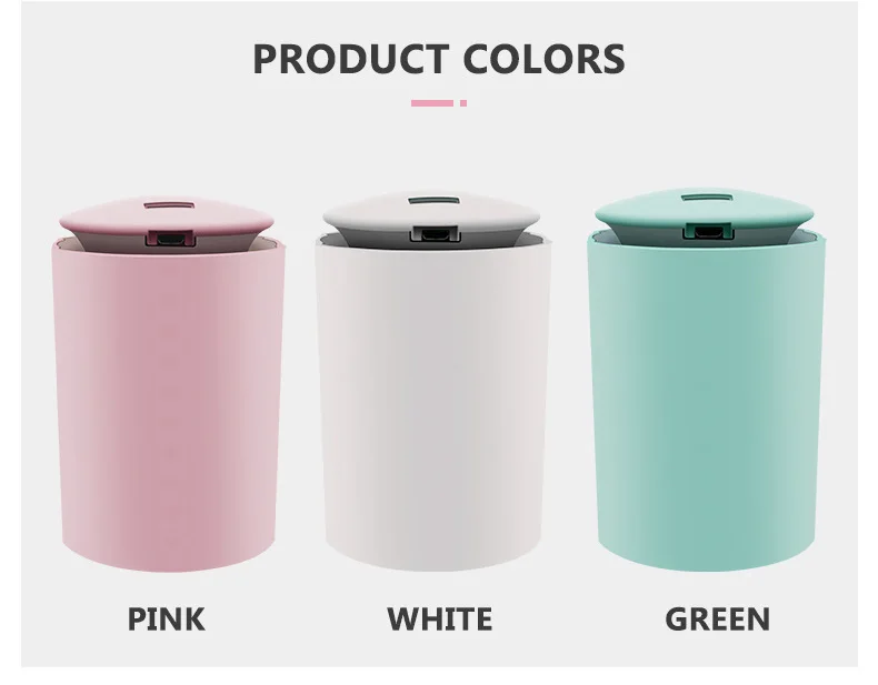 Ультразвуковой мини-увлажнитель воздуха Ароматический диффузор эфирного масла