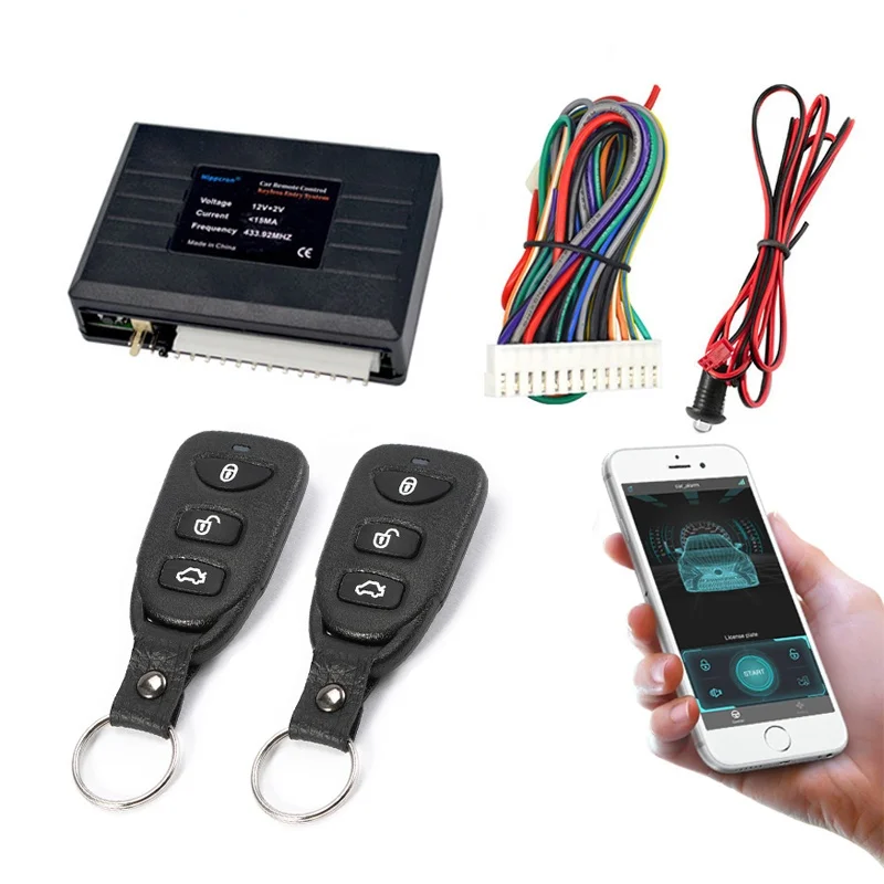 

Sistemi di allarme universali per Auto Kit centrale remoto automatico serratura senza chiave APP senza chiave con sistema di chi
