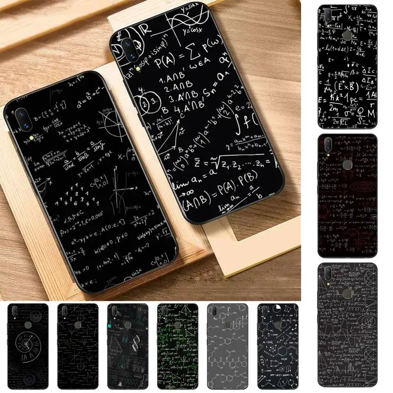 

Physics Chemical Mathematics Phone Case for Vivo Y91C Y11 17 19 17 67 81 Oppo A9 2020 Realme c3