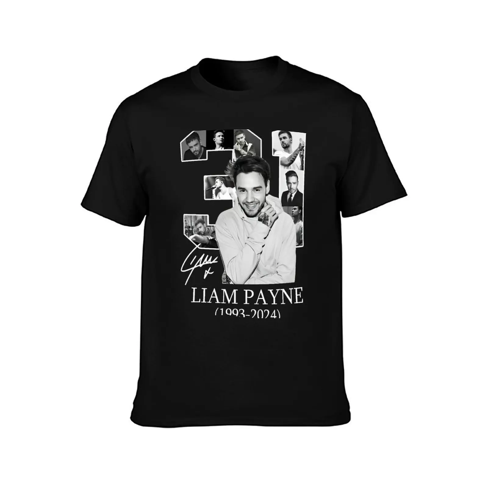Фото Футболка Liam Payne Thank You For The Memories, повседневная, в уличном стиле, с коротким рукавом. №2