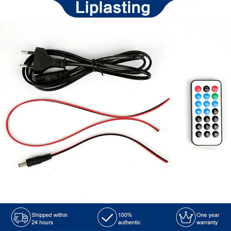 

Плата цифрового стереоусилителя 12 В 24 В, многофункциональная плата с дистанционным управлением, сабвуфер, прочные портативные автомобильн...