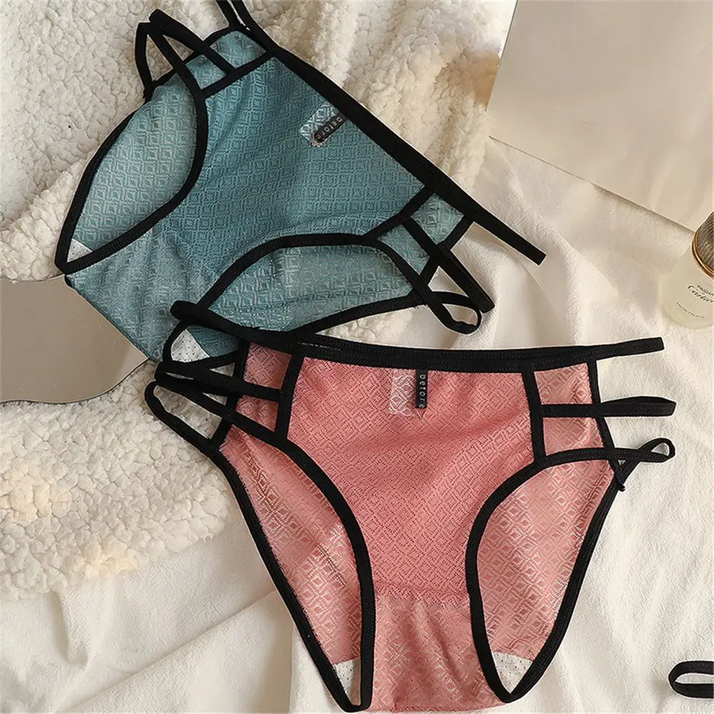 

Модные бандажные Трусы со средней талией, бесшовные трусики, сексуальные трусики, женское нижнее белье, женское белье