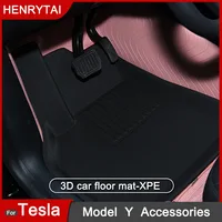 For Tesla  Model Y 2021 2022 Floor Mat Trunk Mat new High-quality XPE material 3D Car LHD / RHD All Weather Foot Pad Accessories