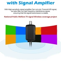 aerial 4k hdtv tv antenna ultra hd signal amplifier digital 5000 miles with amplifier vhfuhf quick response indoor outdoor set