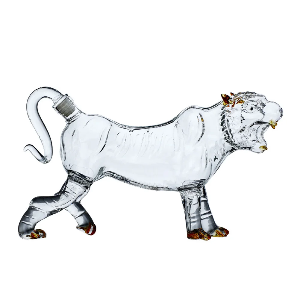 

decanter 500ml glass zodiac decanter decanter transparent household king sparkling bottle for bourbon tequila