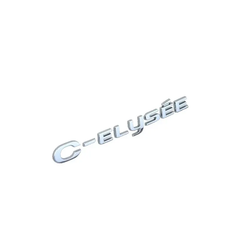 

Применим для Citroen C-ELYSEE Tail mark, ярлык для багажника, алфавитная отметка, серебро
