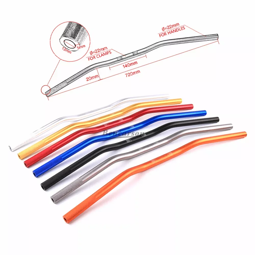 

Motorcycle CNC Aluminum Alloy Handlebar 7/8'' Steering Wheel Motocross Handle Bar For pit bike tmax 530 pcx cb500x mt07