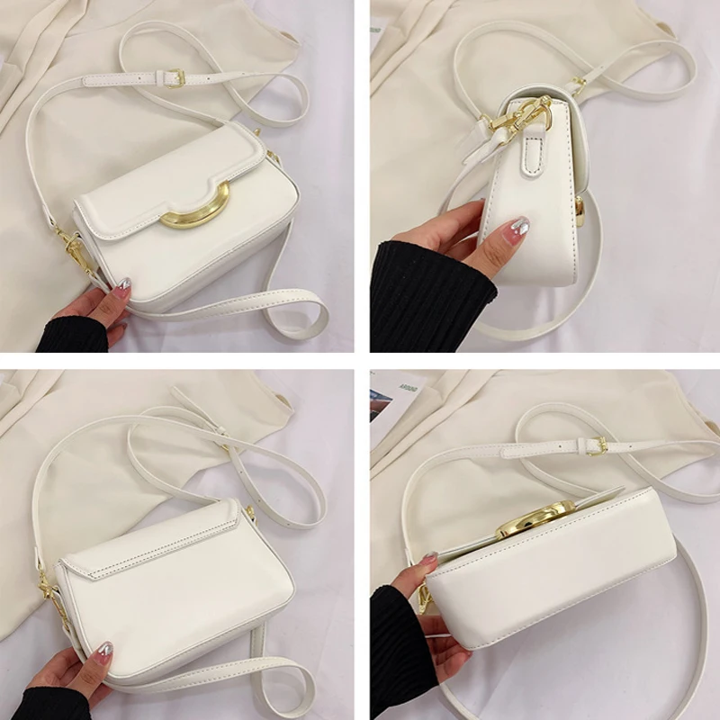 Vintage Women Shoulder Bag Luxury Designer Underarm Bag High Quality Retro Ladies Handbag Texture Chain Crossbody Bags for Women