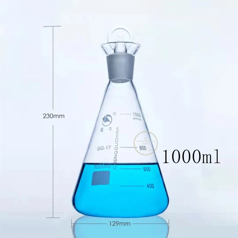 1 шт. от 50 до 1000 мл колба с цифрами иона для определения соода трехугольная иодом