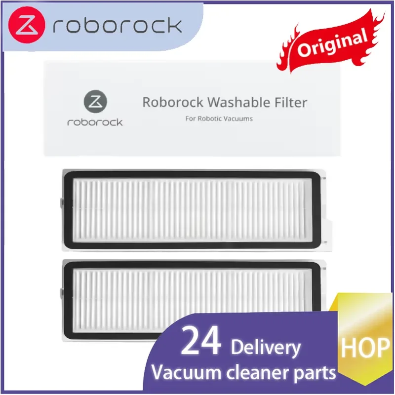 Фото Сменные моющиеся фильтры для пылесосов Roborock Qrevo Curv, Qrevo S, Qrevo Pro, Qrevo S5V – запчасти и аксессуары №3