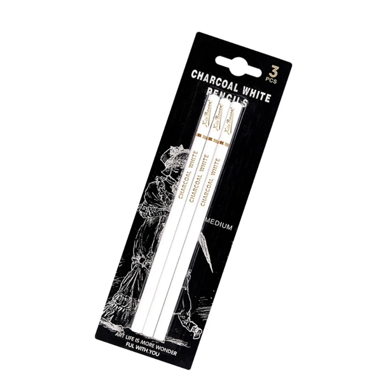 2/3/4 шт./компл. ручка для рисования белый угольный карандаш белые карандаши