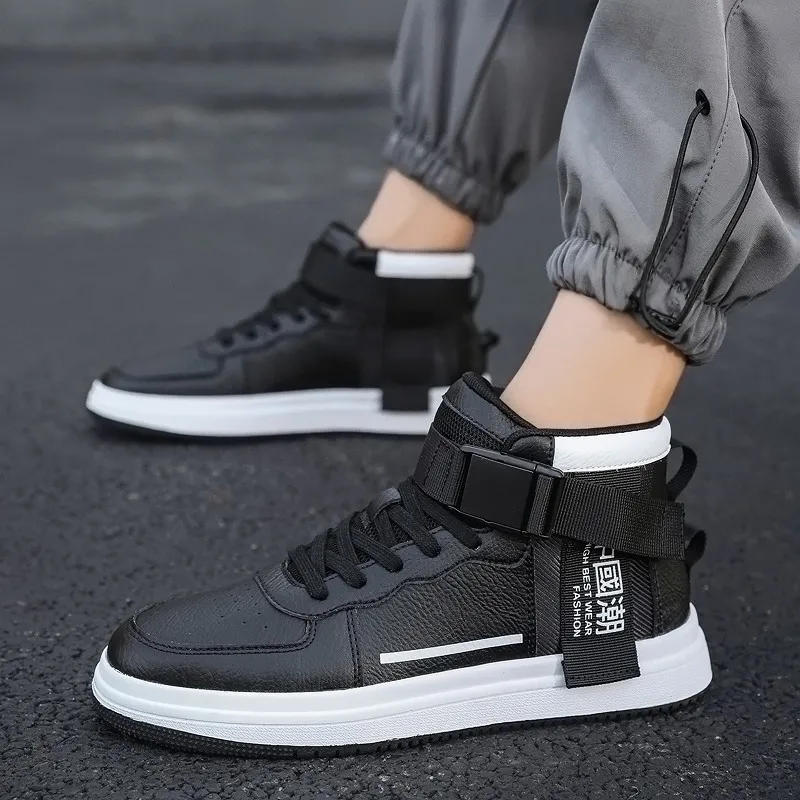

Sneakers men Shoes outdoor Casual Sports Versatile Trendy Sports Casual Shoes fahsion Flat Bottomed Korean High Top Sports Shoes