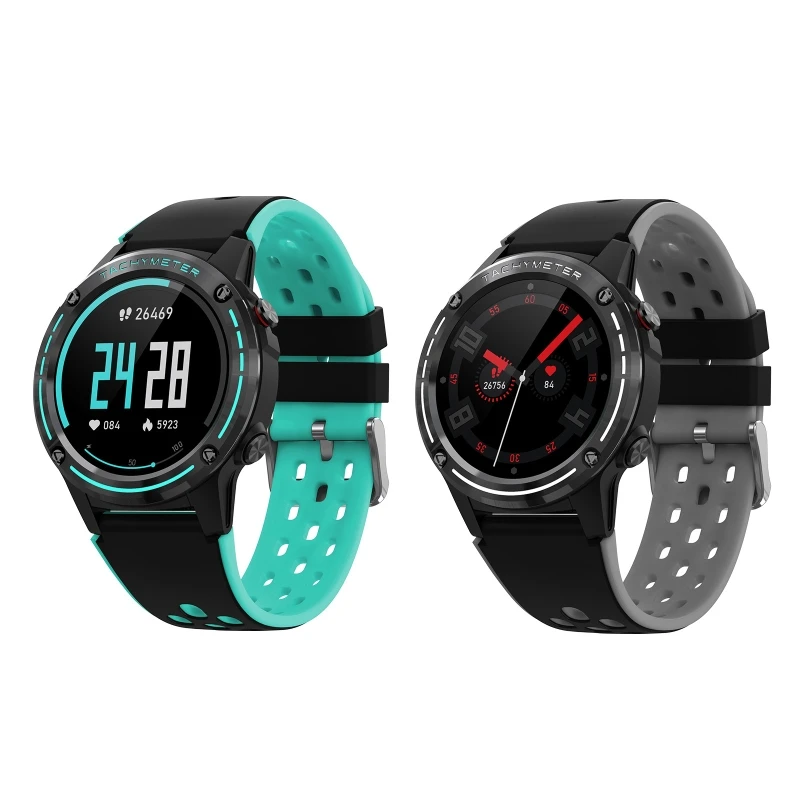 

M6GPS Waterproof Fitness Bluetooth-compatible Sport Pedometer Smartwatch Blood Pressure Heart Rate Monitor Call Reminder
