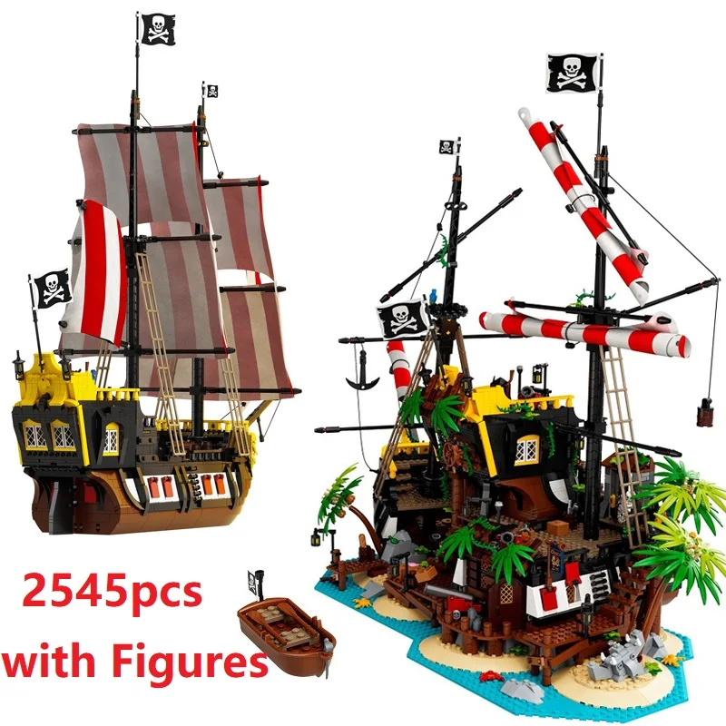 

2545 PCS Pirates of Barracuda Bay Building Blocks Bricks Compatible 21322 698998 Kid Birthday Christmas Gifts IN STOCK