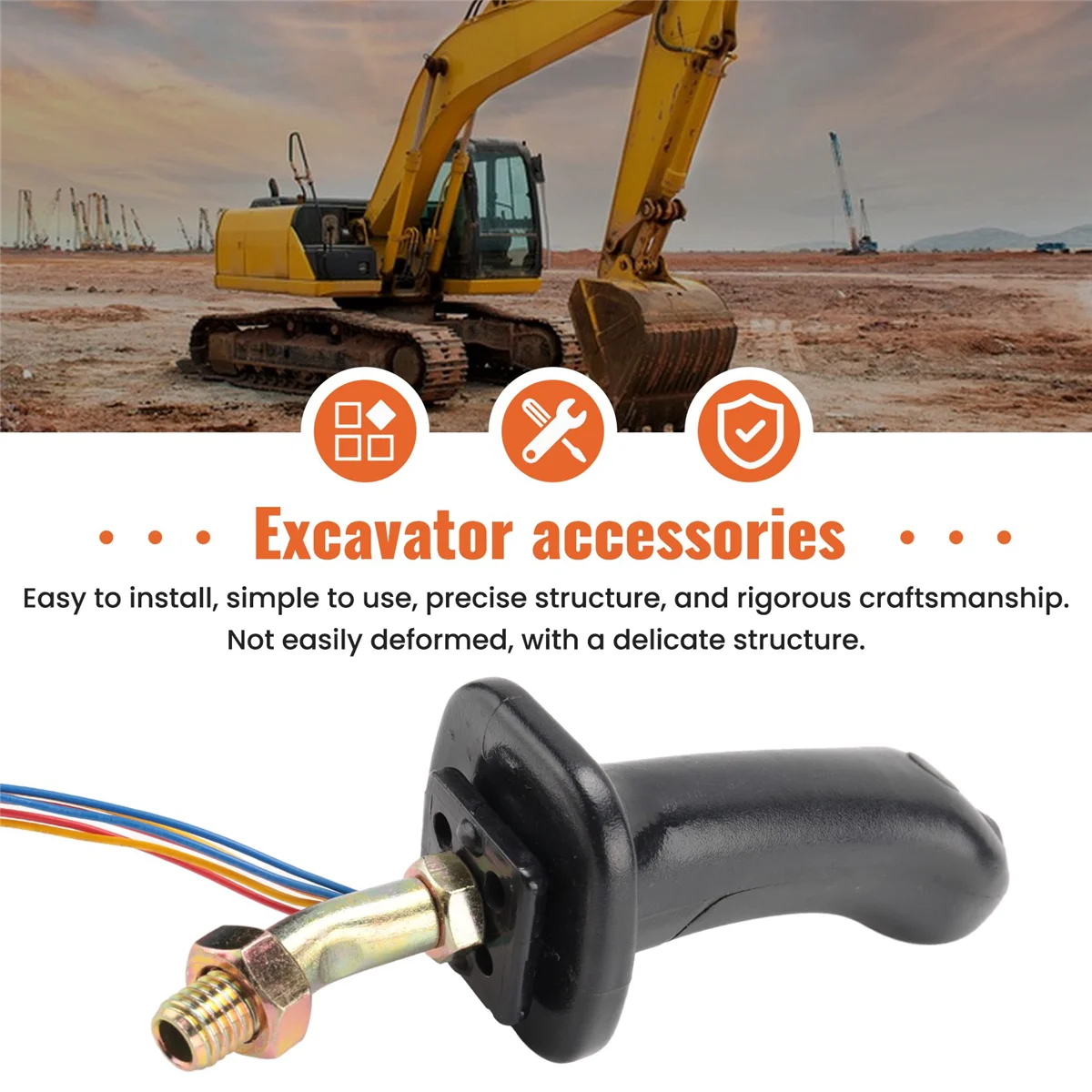 Рукоятка в сборе с 3 кнопками для Doosan DX150 215 225 300 370-9C левая