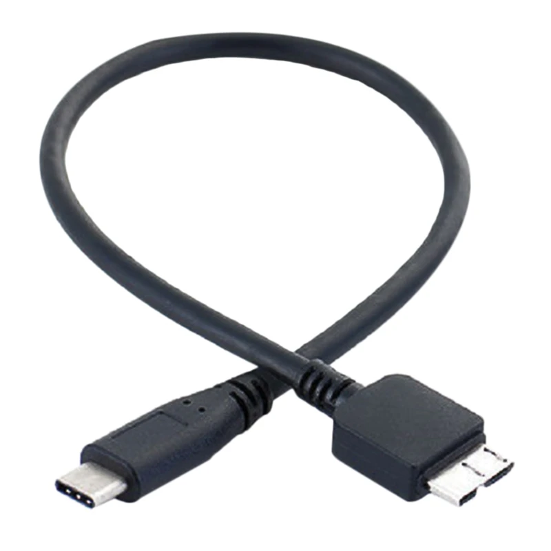 

Кабель для жесткого диска, кабель для передачи данных USB 3,1 Type-C папа-USB 3,0 Micro-B папа для планшетов и телефонов