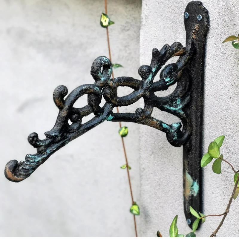 

Винтажный деревенский декор, чугунный настенный кронштейн с крючком