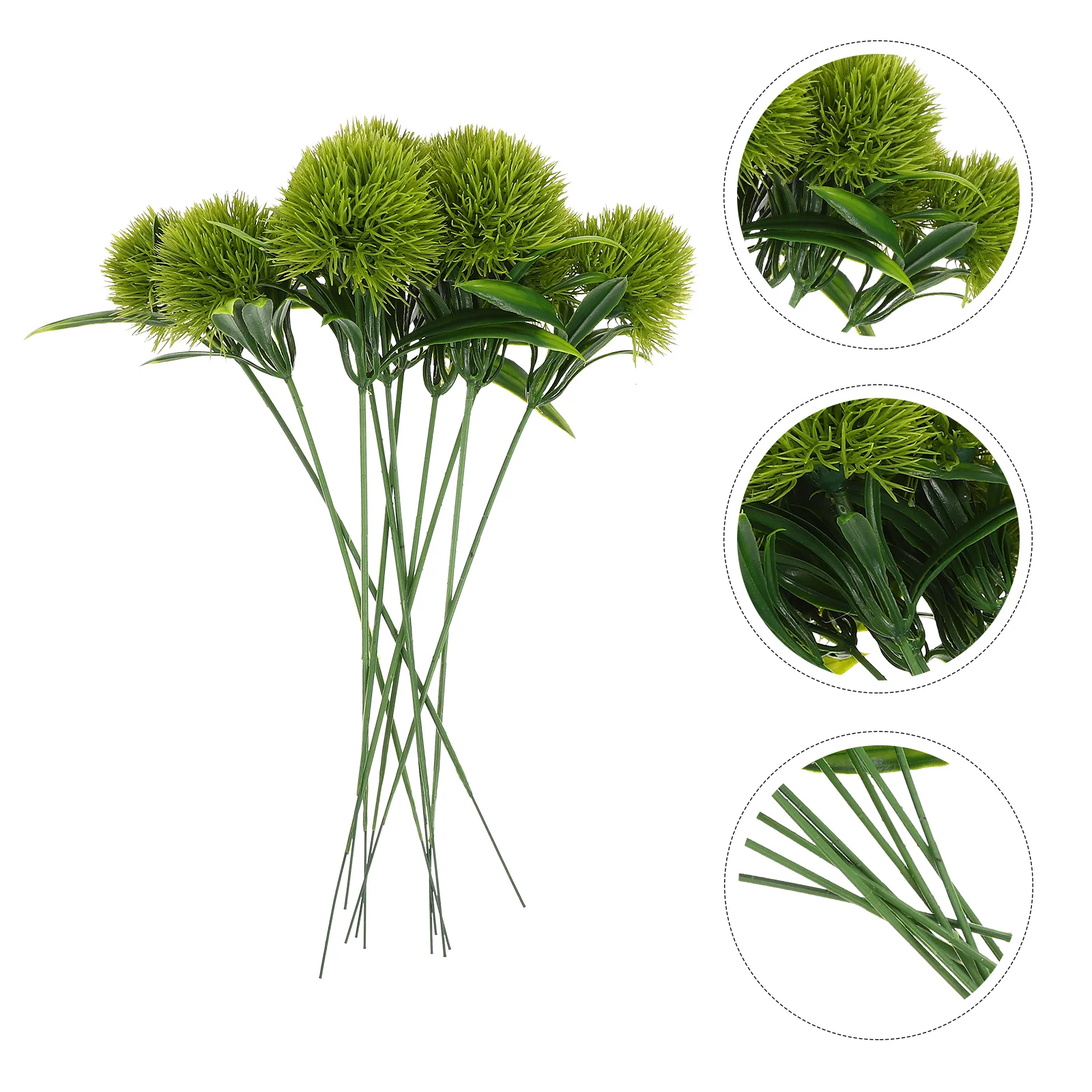 

Artificial Flowers Flower Dandelion Dandelions Fake Bouquet Decor Faux Wedding Decoration Stems Lifelike Simulation Greenery