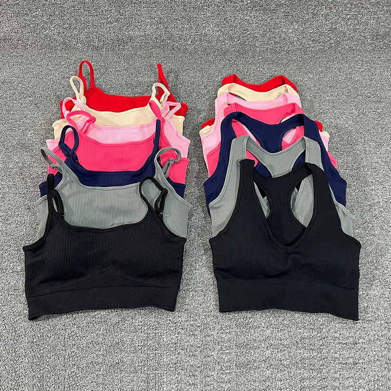 Ribbed Women Tracksuit Seamless Yoga Wear Set Gym Set Woman 2 Pieces Sports Bra Fitness High Waist Leggings Workout Shorts Women