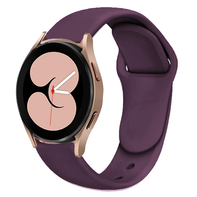 20MM Watch Strap for Samsung Watch 5 Pro 4 44mm 40mm 45mm Correa Silicone Band for Samsung Galaxy Watch 4 Classic 42mm 46mm band