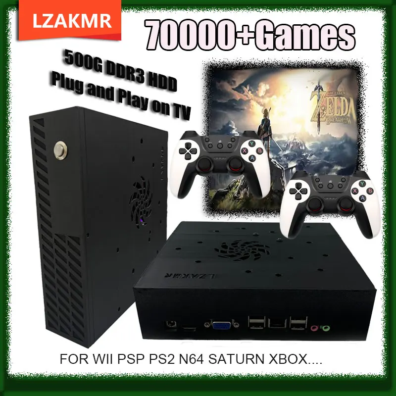 Игровая консоль T8 в стиле ретро 500 ГБ 700 000 игр для Wii PS2 DC PSP GAMECUBE Plug-and-Play на