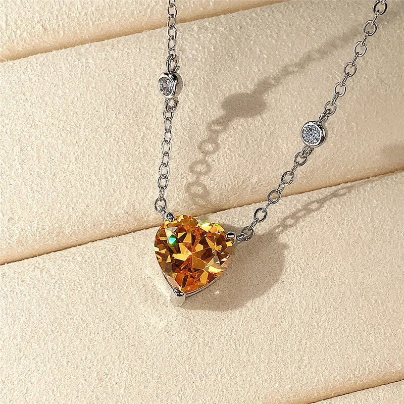 Модное ожерелье с подвеской из кубического циркония Huitan модное женское