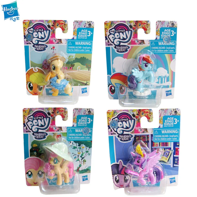 

Hasbro Cute My Little Pony Doll Toys for Kids Cartoon Pony Friendship Is Magic Anime Action Figure Model Toys Birthday Gift