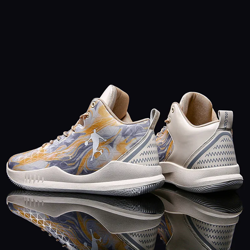 Мужские баскетбольные кроссовки на толстой подошве износостойкие дышащие