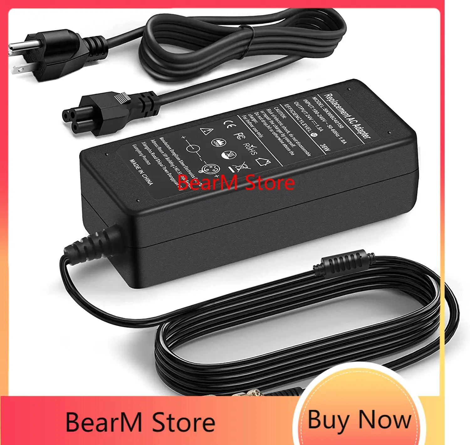Electronic Scooter E100 MX350 Battery Charger for Razor E200