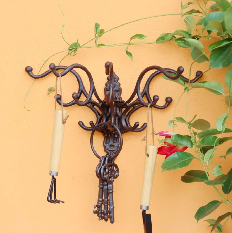Винтажные антикварные чугунные гибкие функциональные поворотные настенные