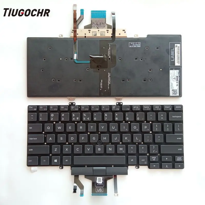 Новая клавиатура для Dell Latitude E7400 с подсветкой и клавиатурой Point US Новая клавиатура для Dell Latitude E7400 с подсветкой и клавиатурой Point US