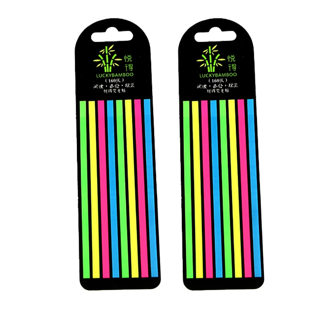 

2 Pcs Notebook Notes Child Colored Highlighters Tabs Index The Pet Fluorescence Strips