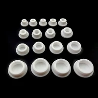 30mm 200mm round white silicone rubber blanking end cap hole caps tube pipe inserts plug cover gasket food grade seal stopper