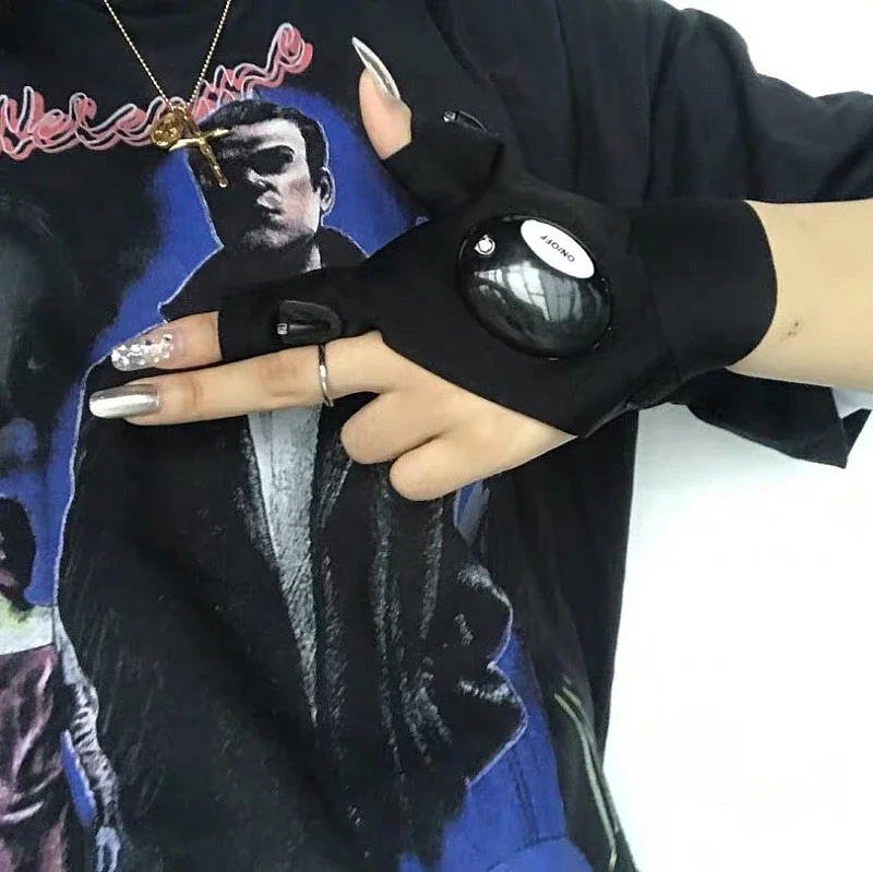 Светодиодные перчатки Неоновые Guantes Светящиеся вечерние светящиеся реквизиты