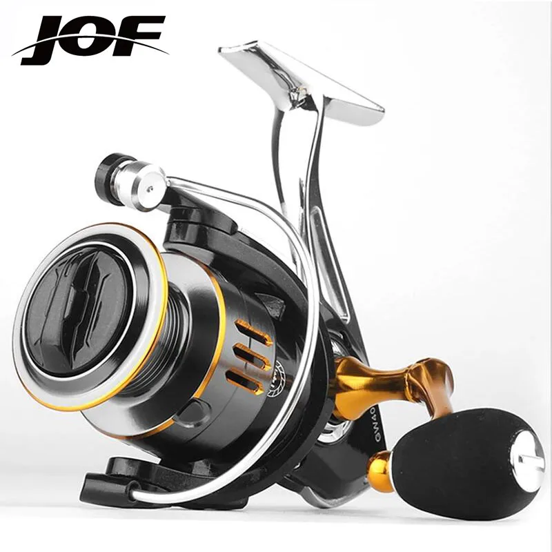 JOF 2023 Fall New Fishing Reel GW1000-7000 Metal Body Handle Spool Spinning Reel Max Drag 8kg Powerful For Bass Reel Fishing