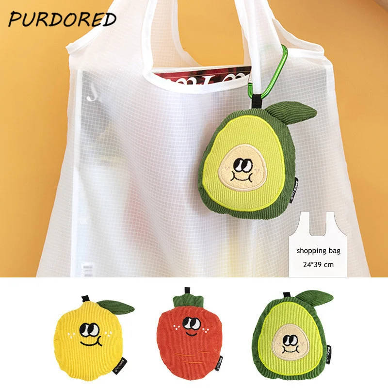 

1 шт. мультяшная складная сумка для покупок, экологически чистая сумка для покупок, многоразовая Портативная сумка через плечо, дорожная продуктовая сумка