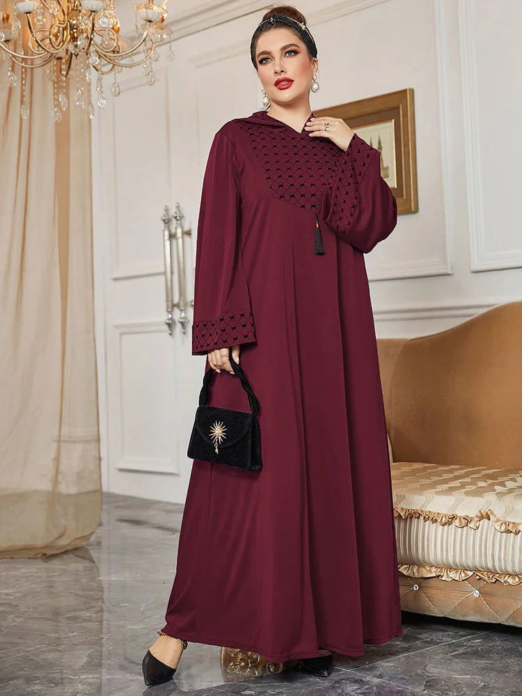 

TOLEEN Women Plus Size Maxi Dress 2022 Spring Autumn Casual Chic Elegant Long Sleeve Abaya Turkey African Party Evening Clothing