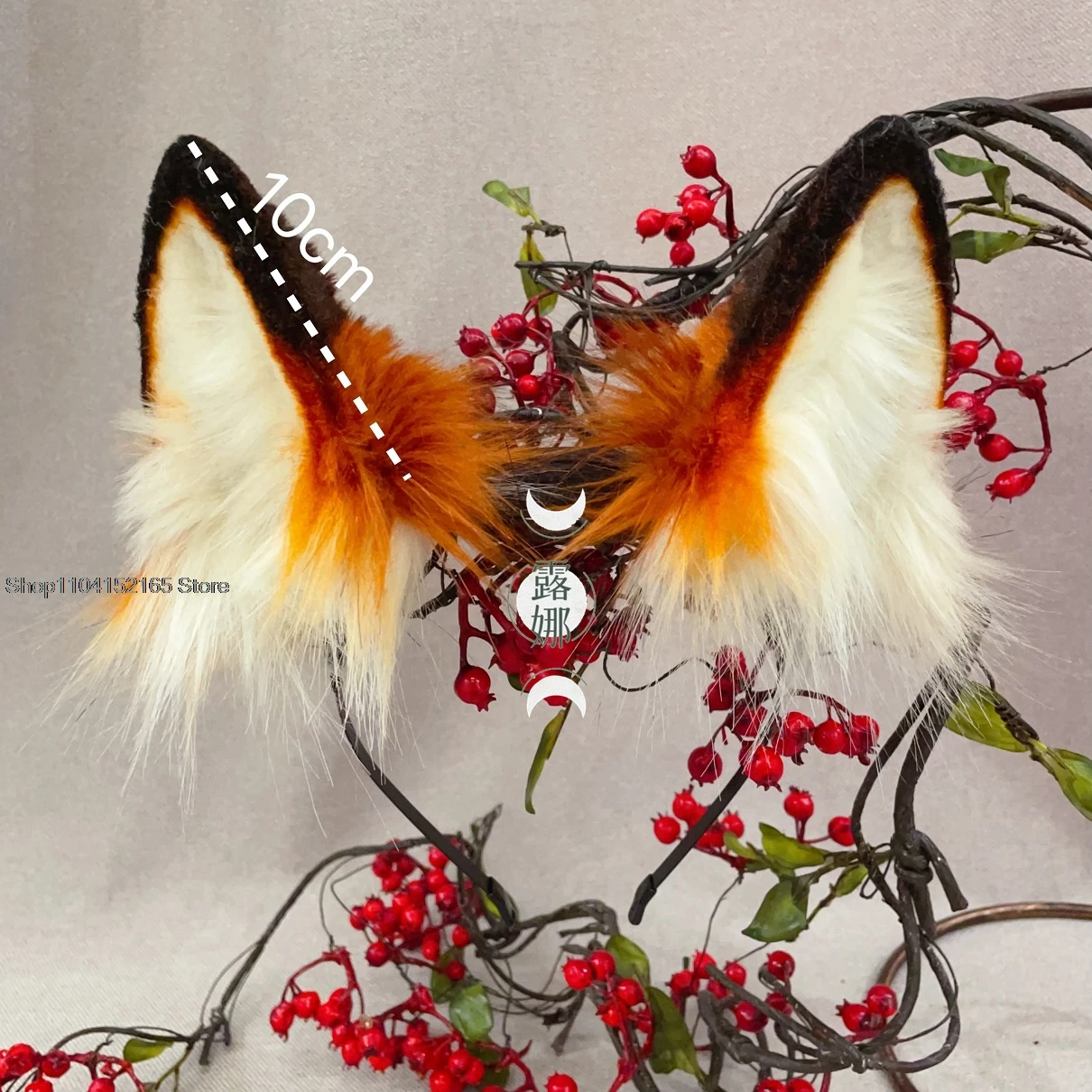 Новая ручная работа ники дикие судьи хопппс волчьи волки уши обруч для волос